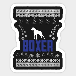 Merry Christmas BOXER Sticker